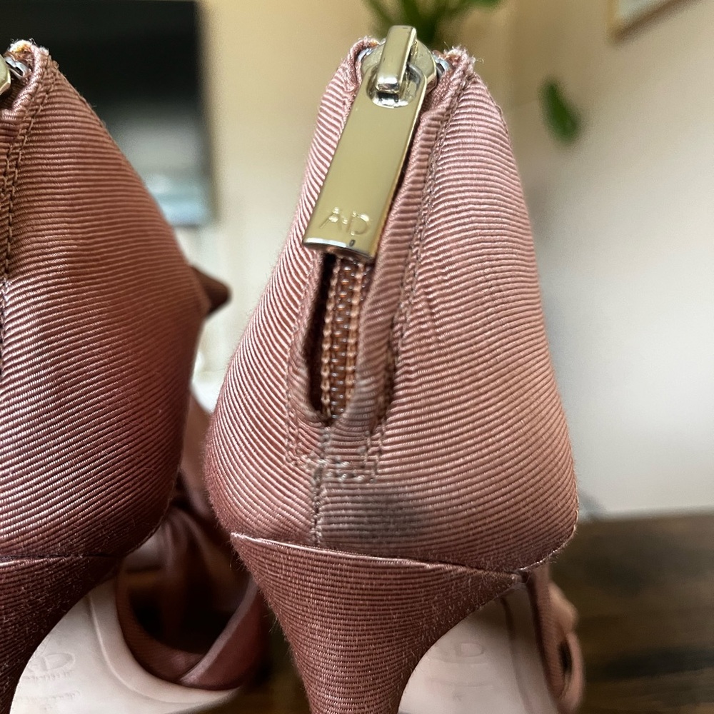Ruffled Blush Women's Heels - Picture 5 of 7